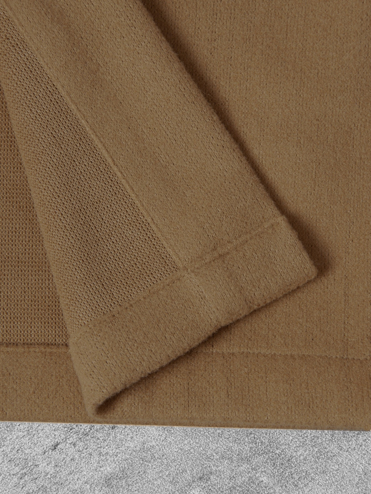 Men's Button-Front Overshirt Jacket with Flap Chest Pockets in Camel